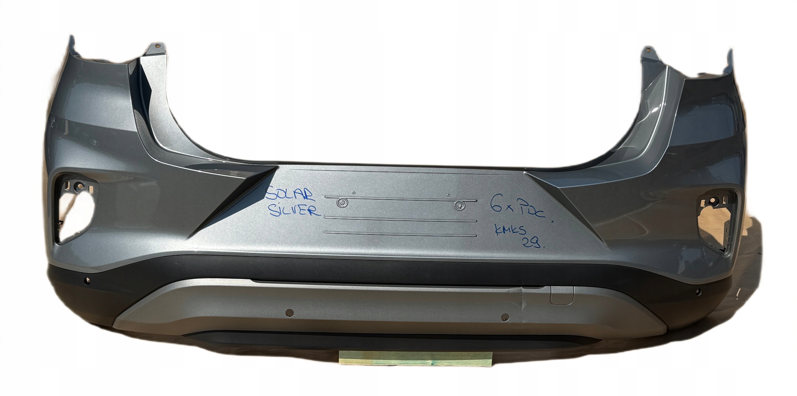 FORD PUMA MK2 2019-2025 bumper rear part SOLAR SILVER 6X PDC original