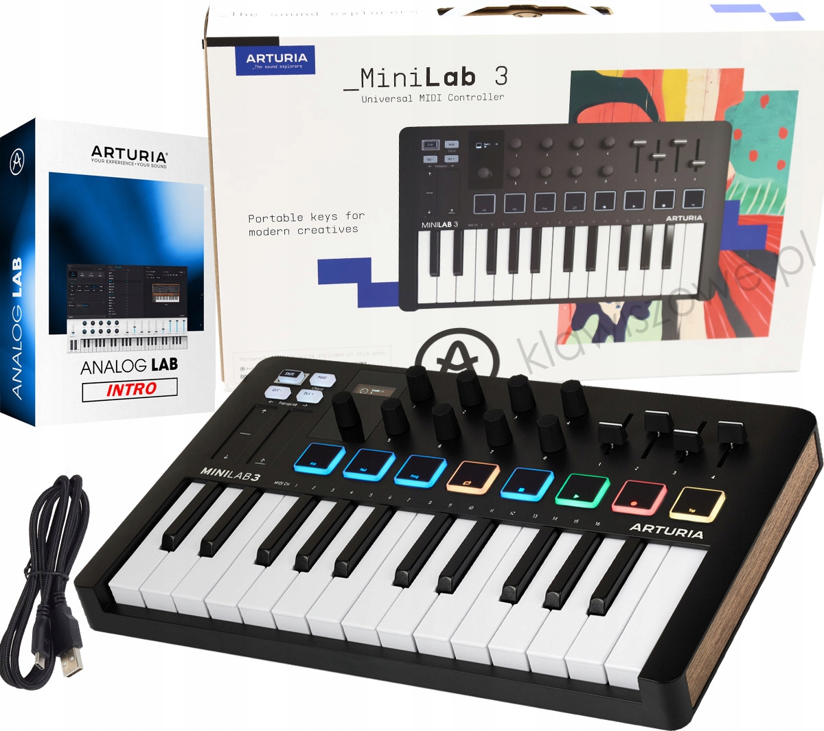 

Arturia Minilab mk3 Czarny +analog Lab Ableton
