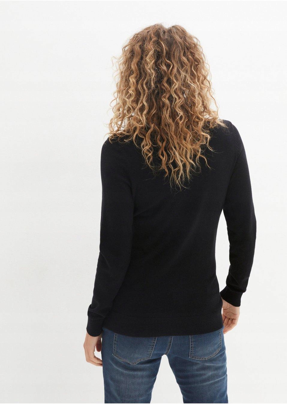 Bonprix 40 DAMSKI SWETER Z GOLFEM Rozmiar 40