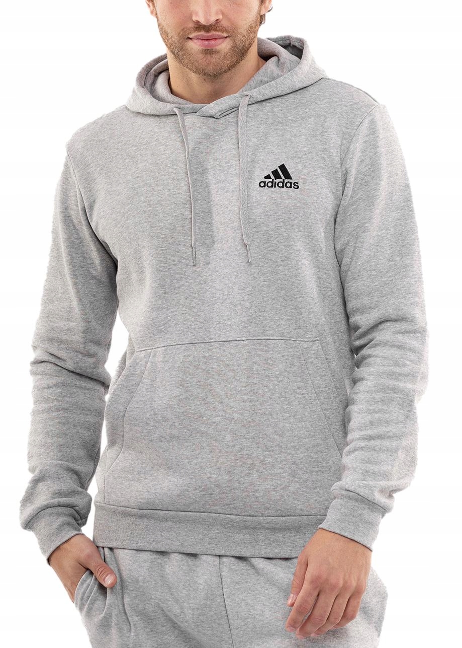 adidas pánská mikina s kapucí sportovní teplá bavlněná hoodie vel S