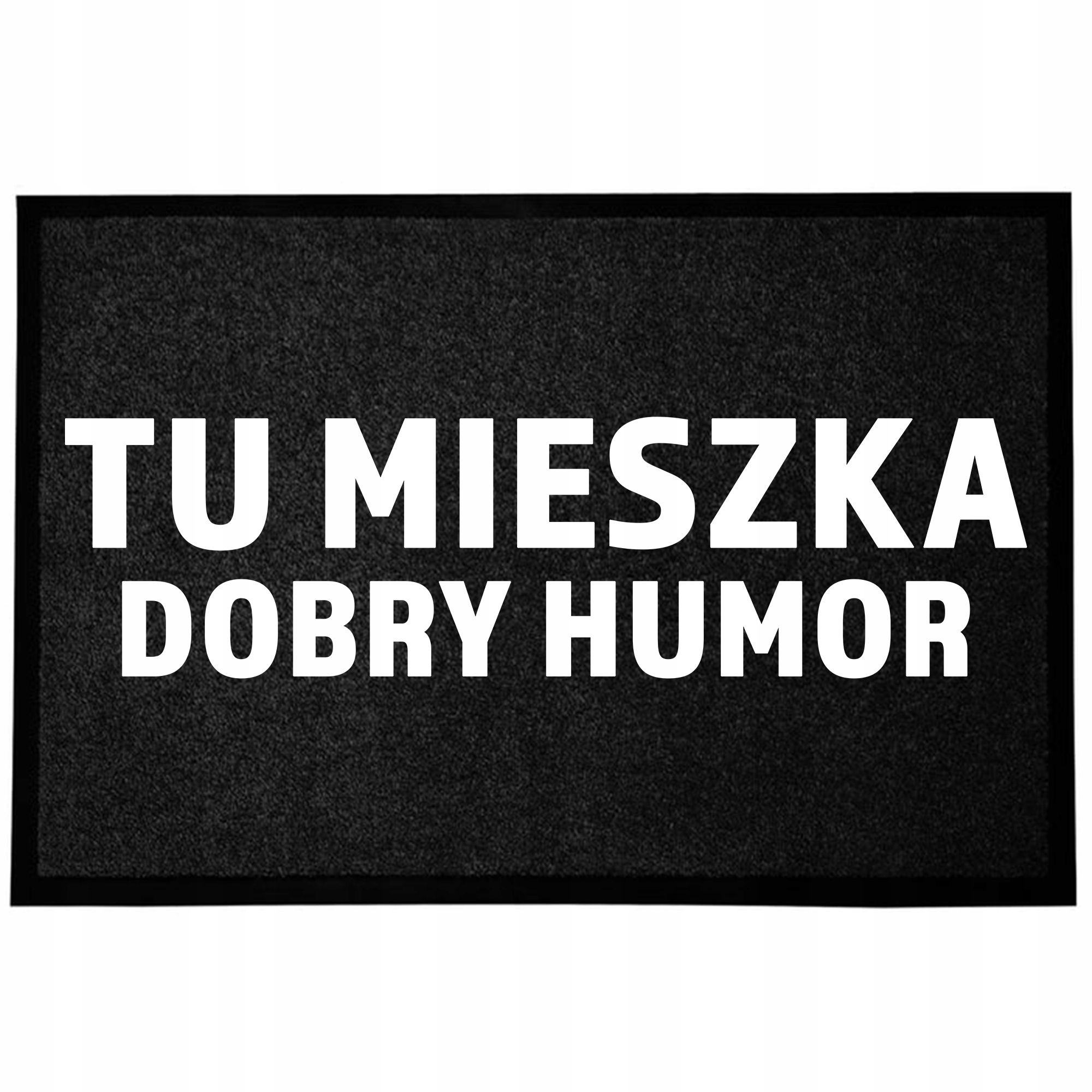 Vstupní Rohožka Monochrom 40X60 Černá, Módní Dekorace, Dárek, Potisk