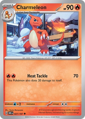 Obsidian Flame 027/197 Charmeleon