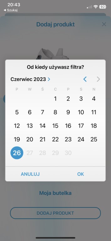 Butelka filtrująca do wody Dafi Solid 0,7l +1 filtr z TRITANU flamingowa Model Solid