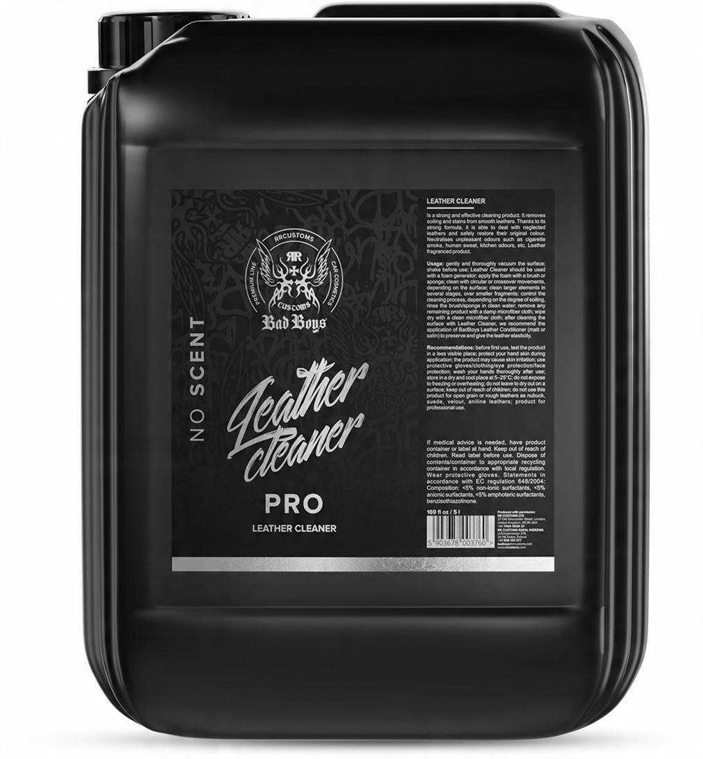 

Rrc Bad Boys Leather Cleaner Pro 5L czyści skórę
