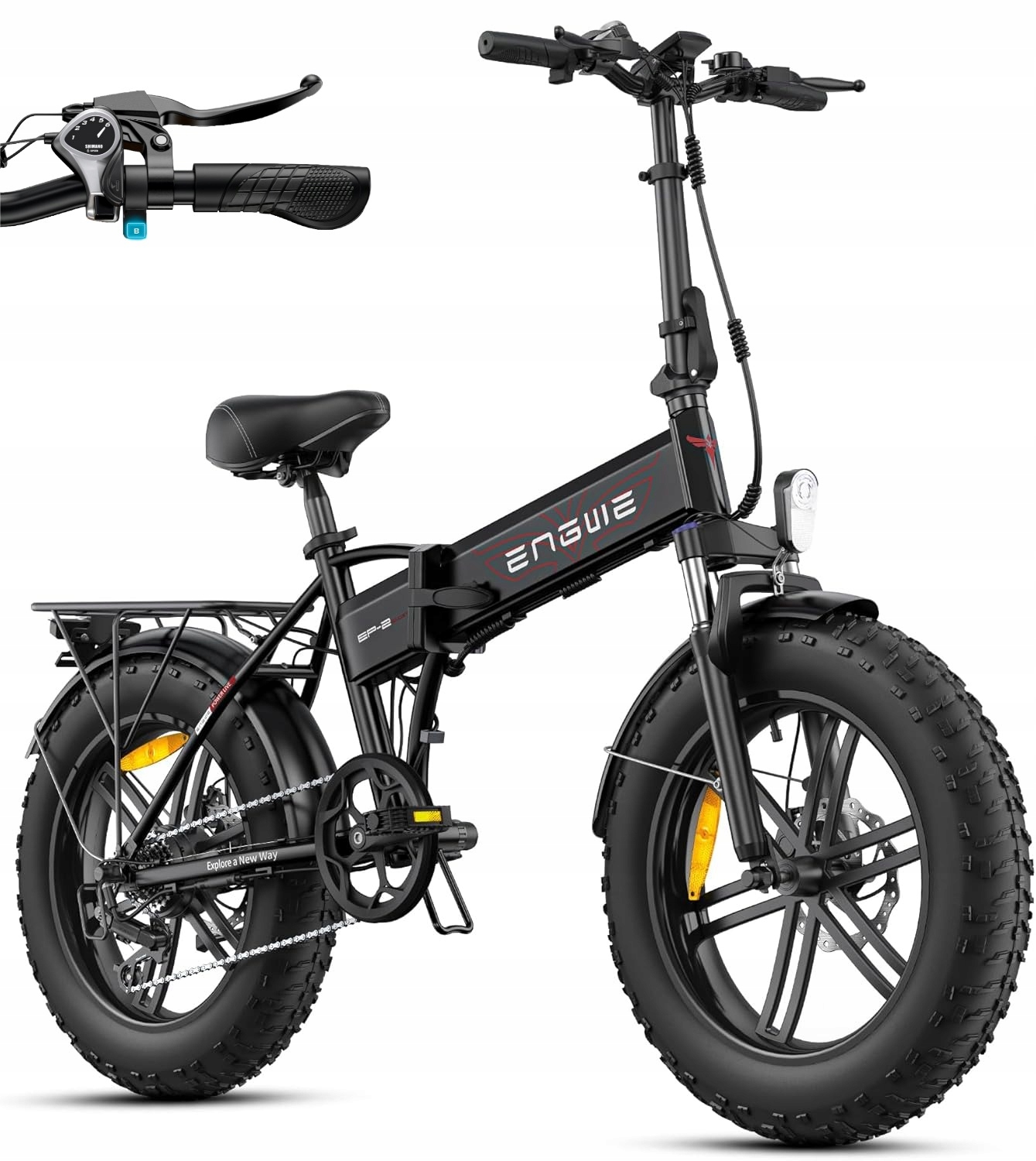 Engwe EP-2 Boost 250W 48V13Ah pojazd elektryczny 25kmh 120km składany