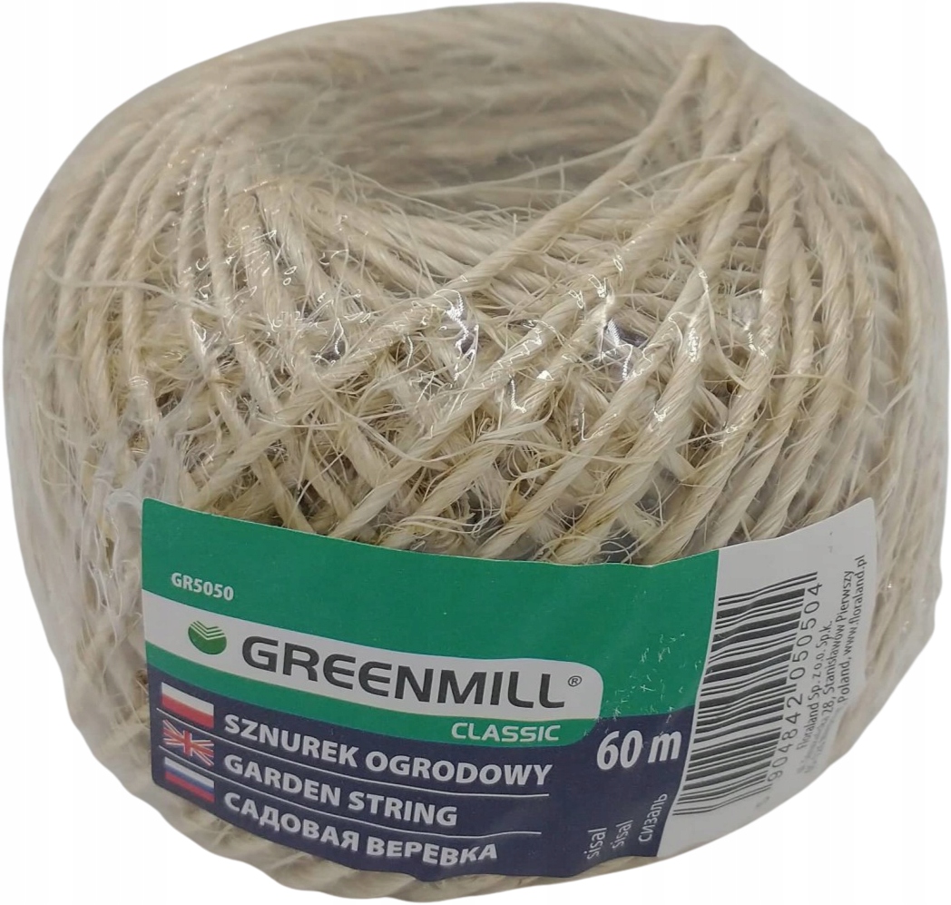 

Sznurek Ogrodowy Ogrodniczy 60 M Greenmill