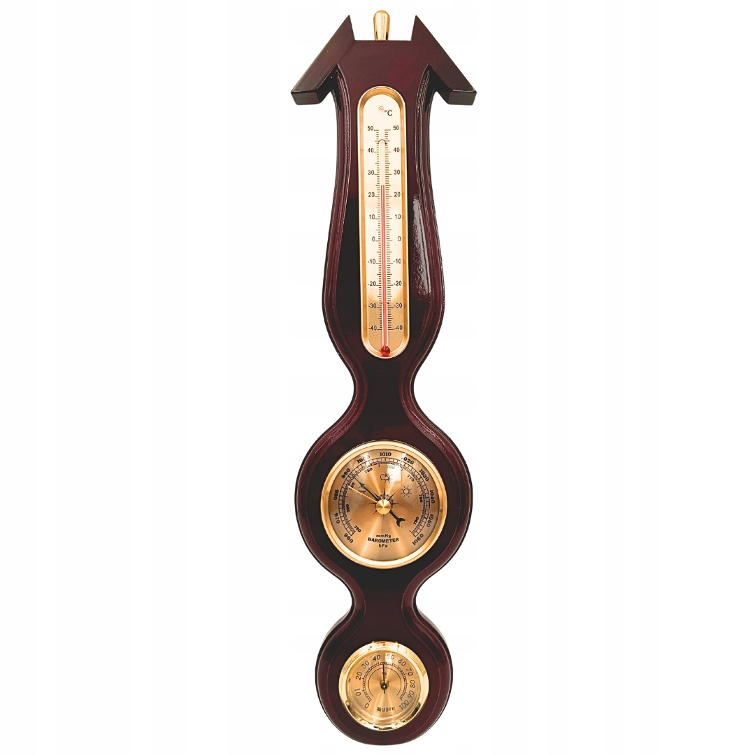 Stacja Pogody 3w1 Termometr Barometr Higrometr 40cm YG37