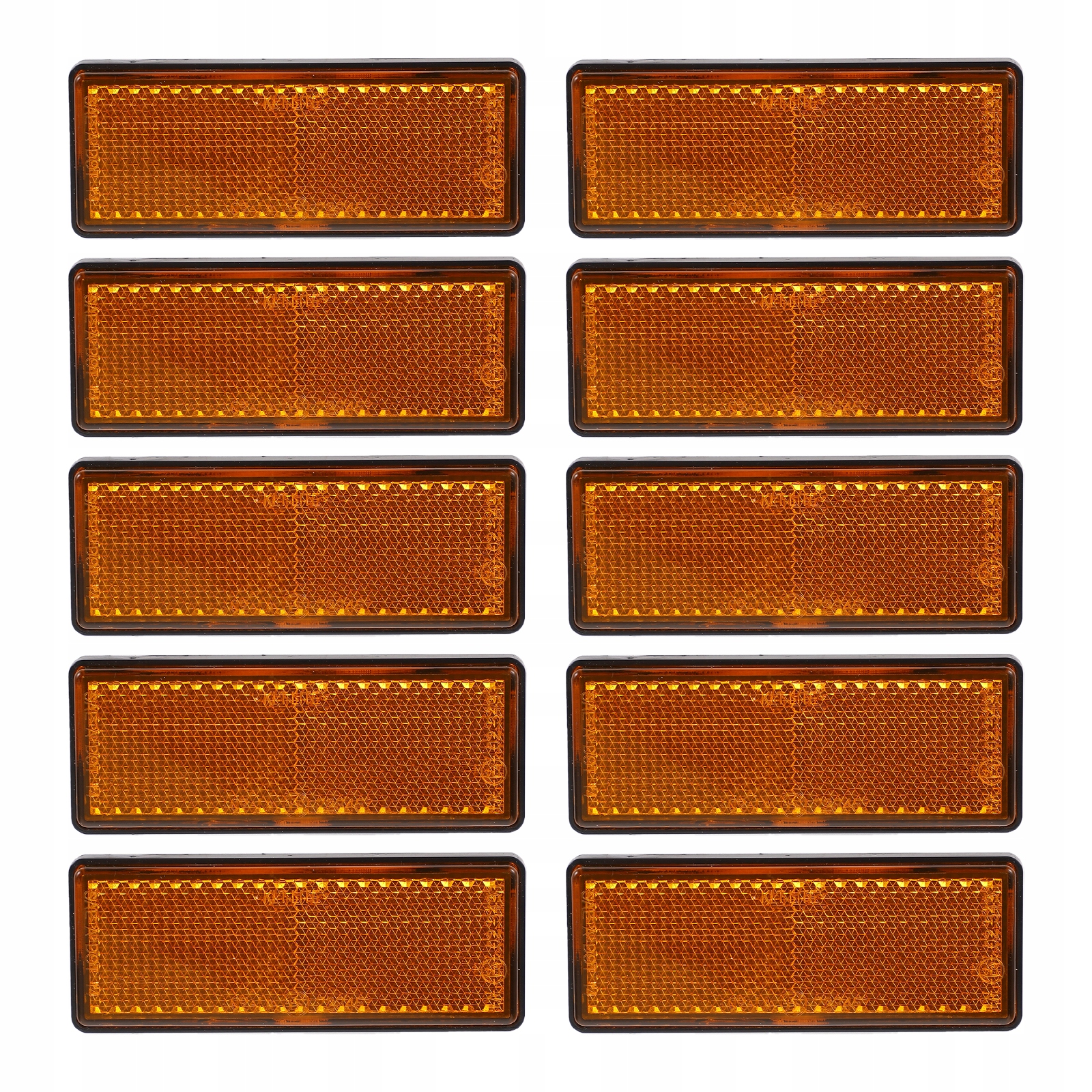 NAKLEJKA ODBLASKOWA NA DRZWI SAMOCHODOWE ZDERZAKI ARKUSZ ODBLASKOWY Kolor pomarańczowy