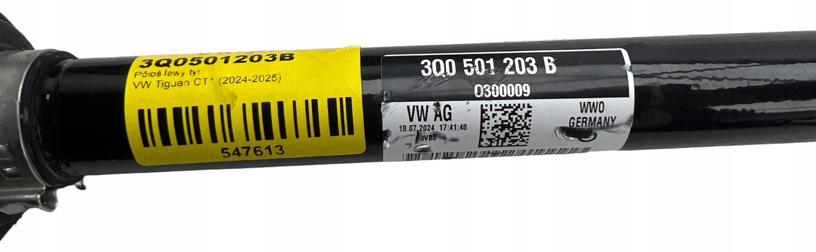 semi-axis left rear part VW Tiguan III CT1 3Q0501203B ORG