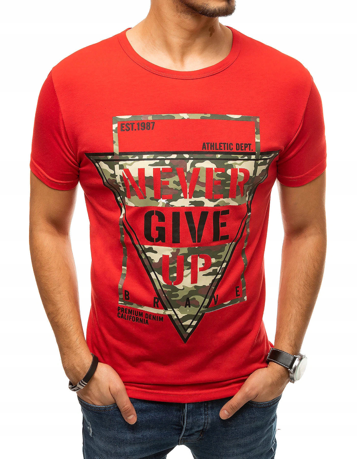 

Męska Koszulka T-shirt Z Nadrukiem rx4352 - XXL