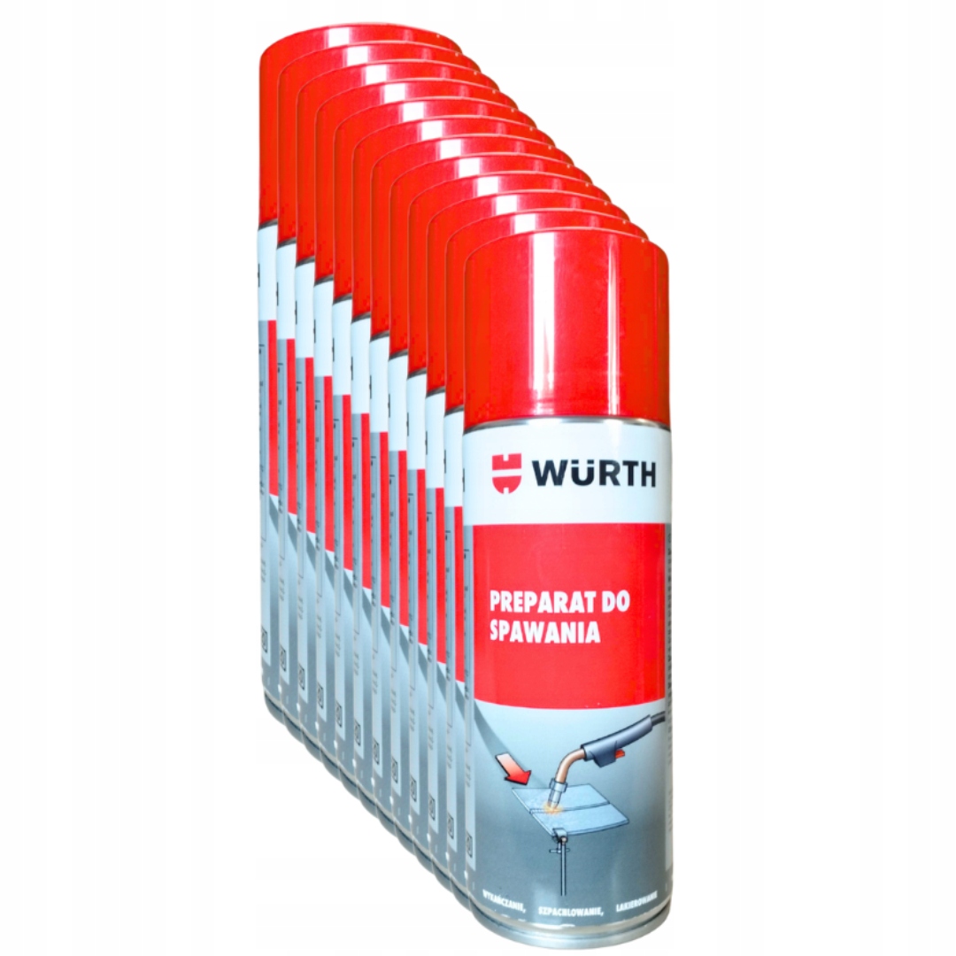 Zvárací podklad Wurth 12x400 ml sada