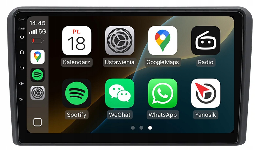 Audi A3 8P Nejnovější Android Carplay Navigace Rádio