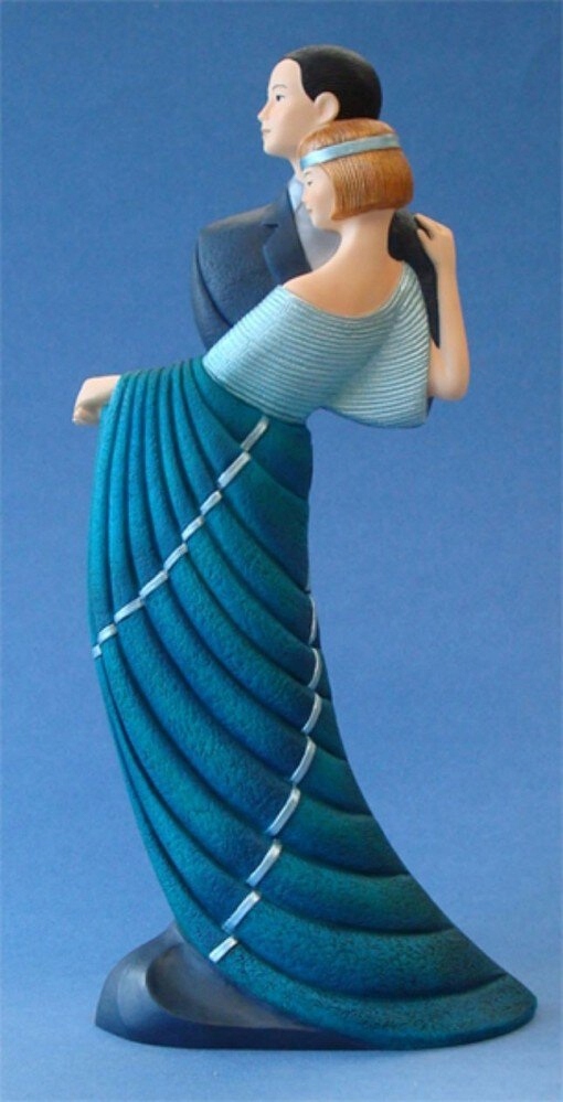 Figúrka Parastone v štýle Art Deco Aubade Pavane Para V Tanci Zamilovaní