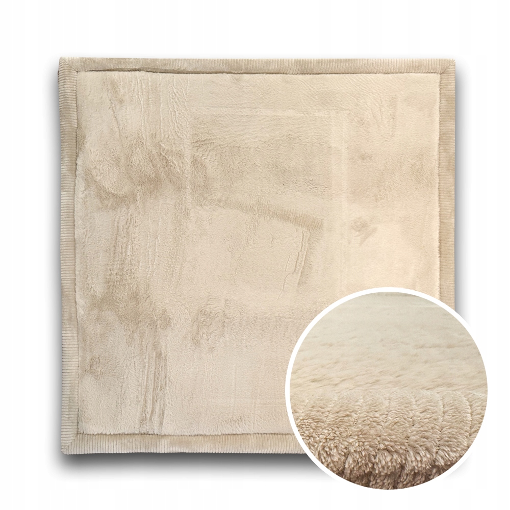 Koberec Puffy Soft 120X120 Měkký, Silný, Pohodlný, Moderní Design