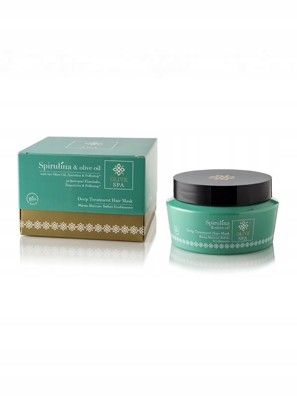 Regenerační maska pro suché a lámavé vlasy Lesk Olive Spa Spirulina