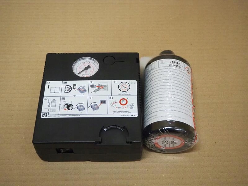 ZESTAW NAPRAWCZY KOŁA KOMPRESOR POMPKA KLEJ VW AUDI SEAT SKODA