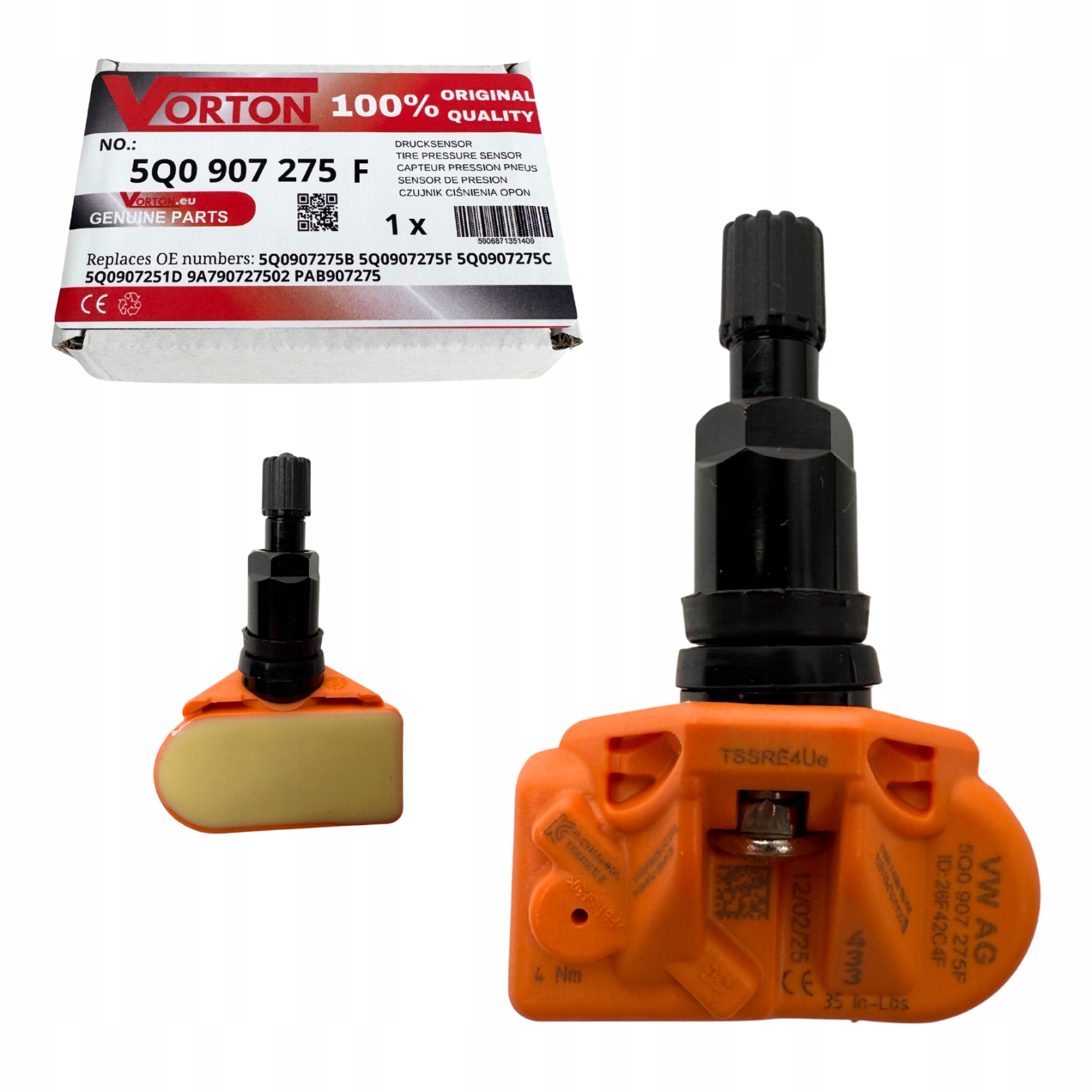 Snímač Tlaku Pneumatik Kol Audi A3 A4 A5 F5 A6 A7 C8 Q2 Q3 Q5 Q7 Q8 S8 Tt