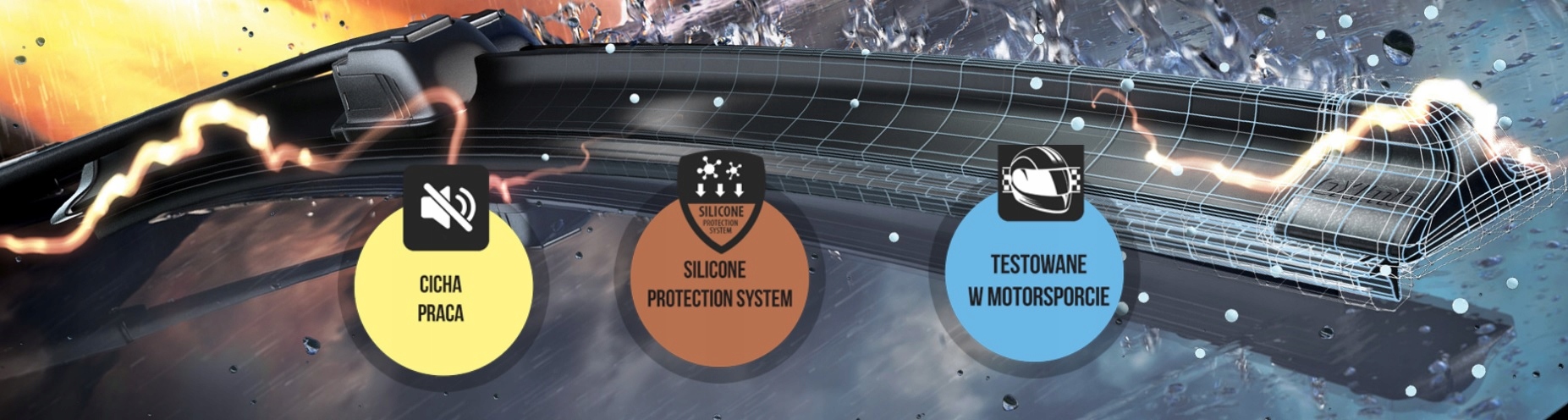 Wycieraczki płaskie OXIMO Smart Forfour 2004-2007 Typ Bezprzegubowe (płaskie)