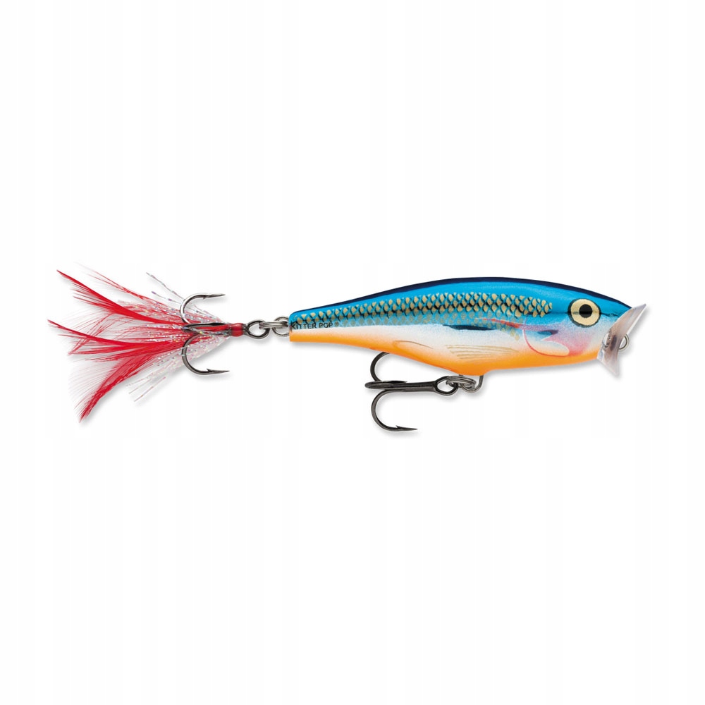 Wobler pływający grzechotka Rapala Skitter Pop 5cm 6g Sb metoda powierzch.
