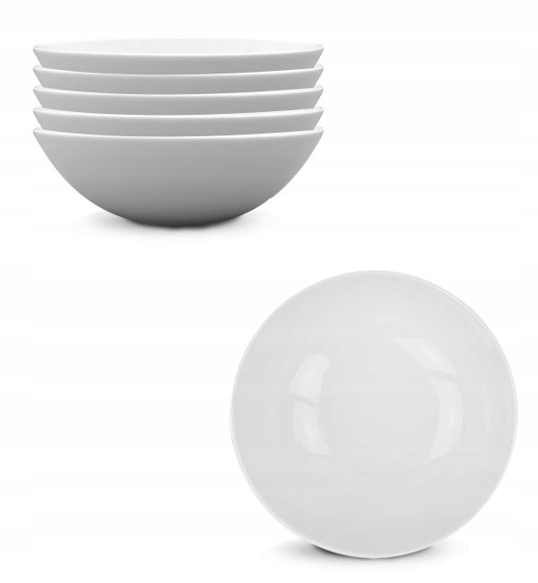 

Lubiana Boss Talerz Głęboki 18 CM Biały 6 Os 6 El