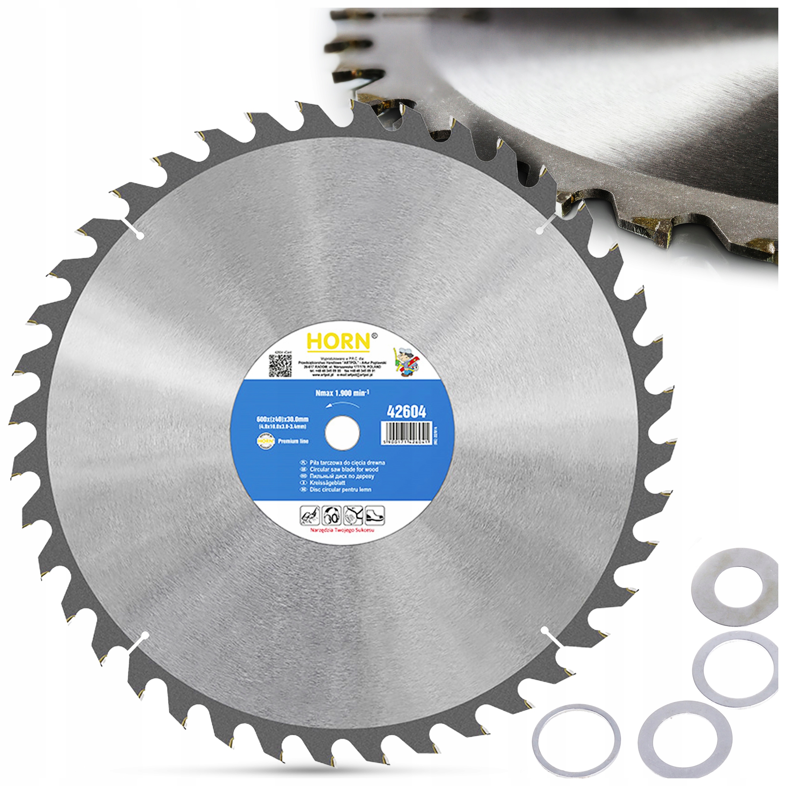 Kotouč Na Dřevo 600x30 mm 40 zubů Kotoučová Pila Pro Krajiny Řezání Dřeva