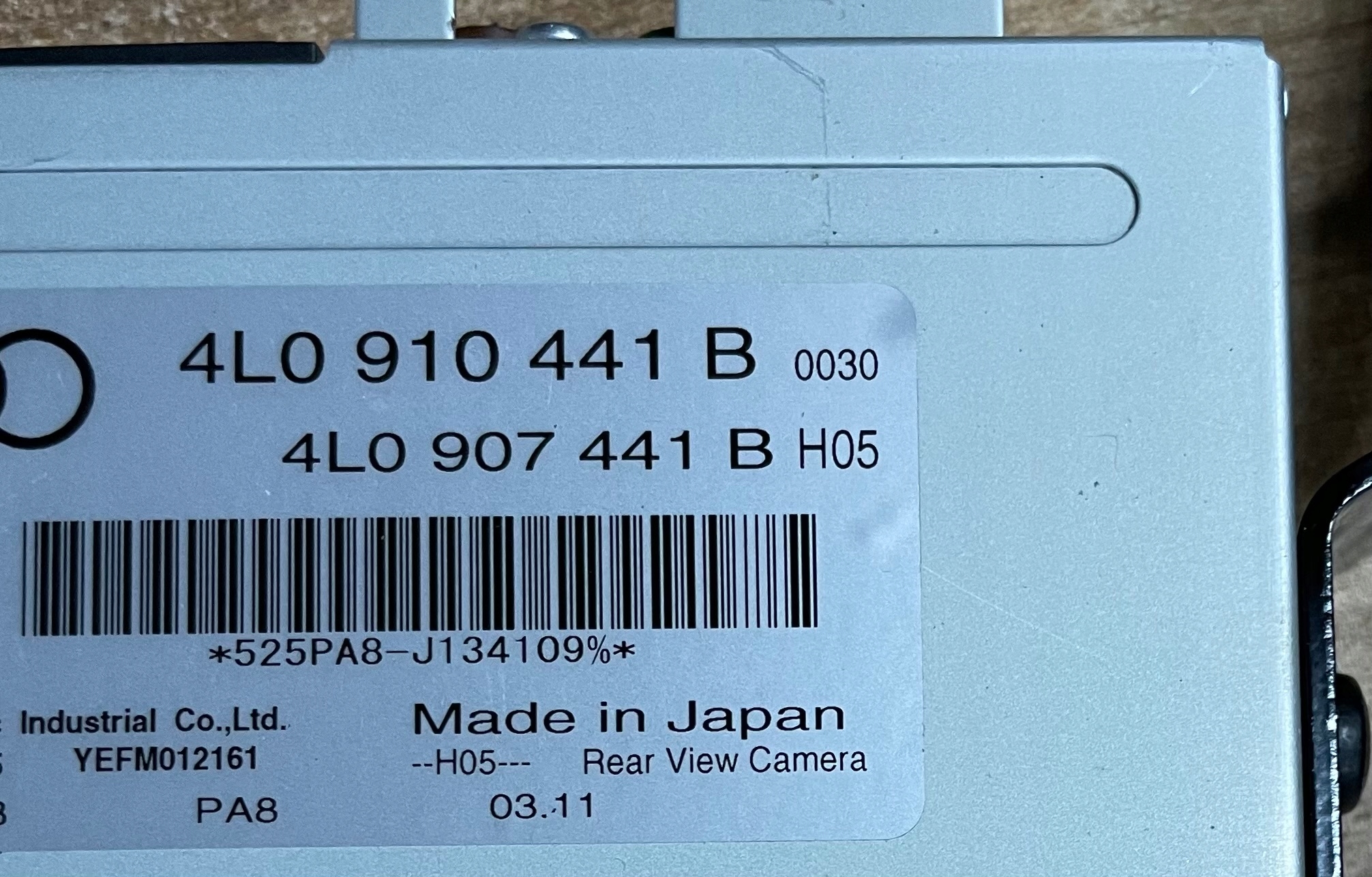 AUDI Q7 4L module control unit KAMERY reversing 4L0910441B