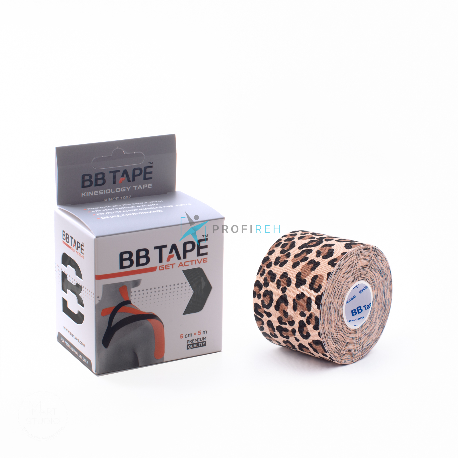 

Taśma tejp do kinesiotapingu Bb Tape 5cmx5m