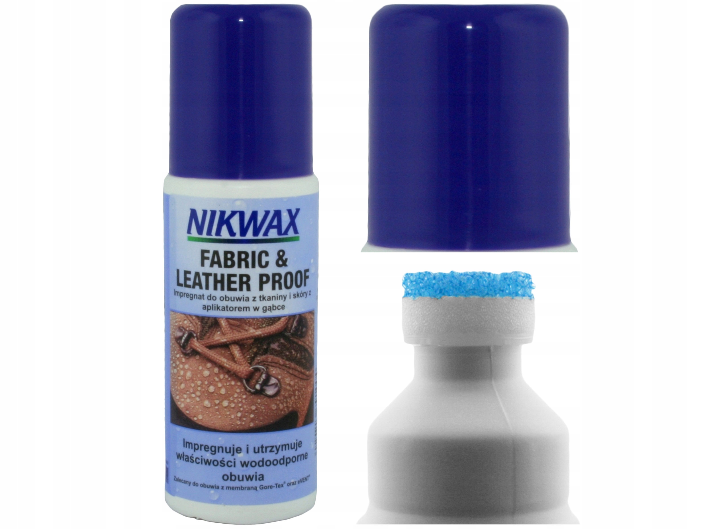 Nikwax NI-05 impregnat do skóry i tkanin gąbka 125 ml