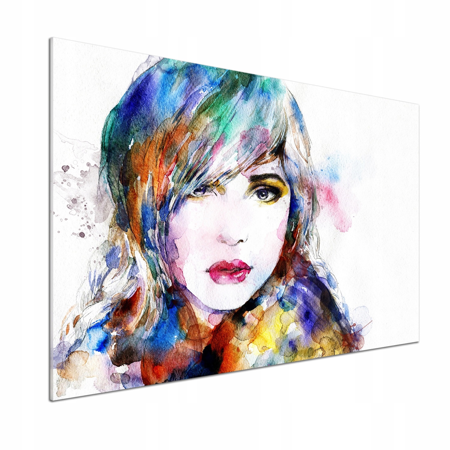 Panel do kuchyne Tvár ženy 100 x 70 cm Lepidlo