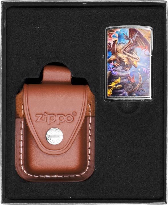 Zestaw ZIPPO Zapalniczka ANNE STOKES DRAGONS prezentowy*nr2
