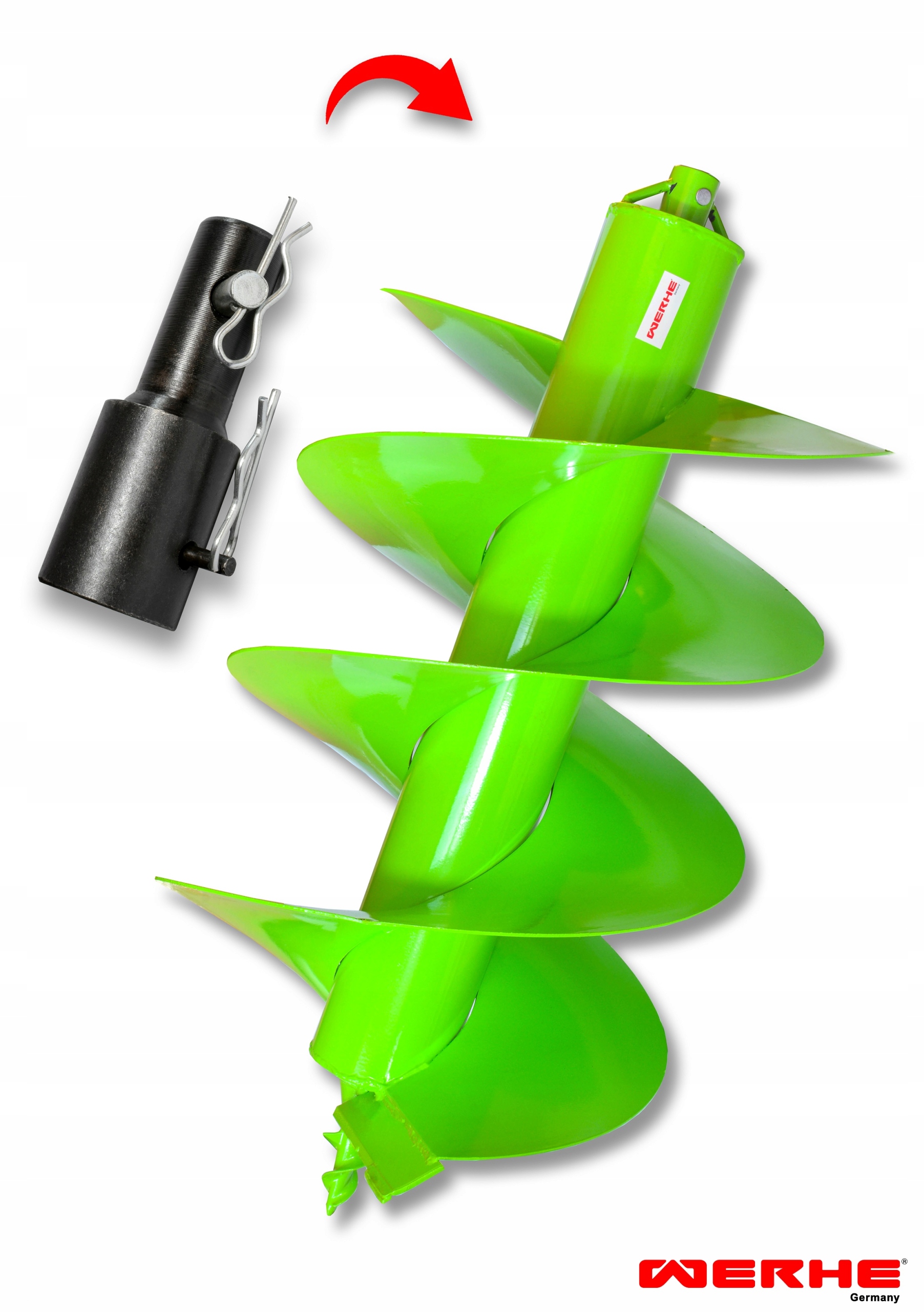 

Wiertło glebowe 400mm Werhe pasuje do Stihl