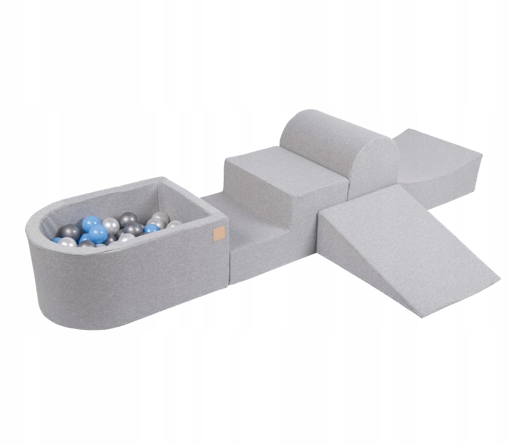 

Misioo Plac zabaw Dla Dzieci, Szary + 100 Piłeczek