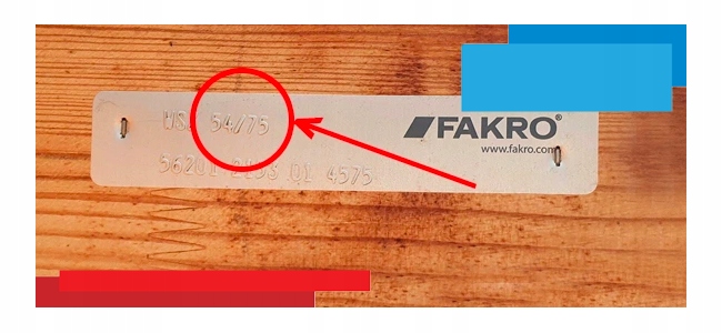 ROLETA DACHOWA ZACIEMNIAJĄCA DO OKNA FAKRO 78x140 Szerokość produktu 78 cm