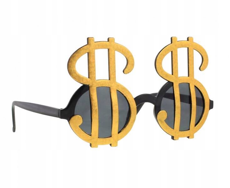 OKULARY DOLARY DOLARKI DOLAREK ZNAK DOLAR GANGSTER