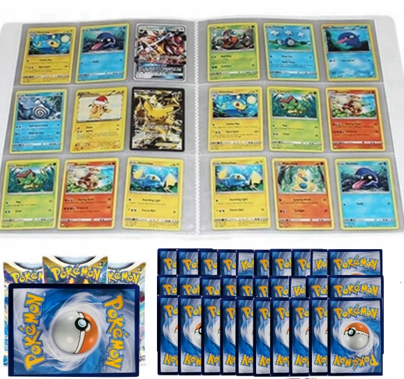 

Duży Album Karty Pokemon Na 432 Karty 3 D+gratis
