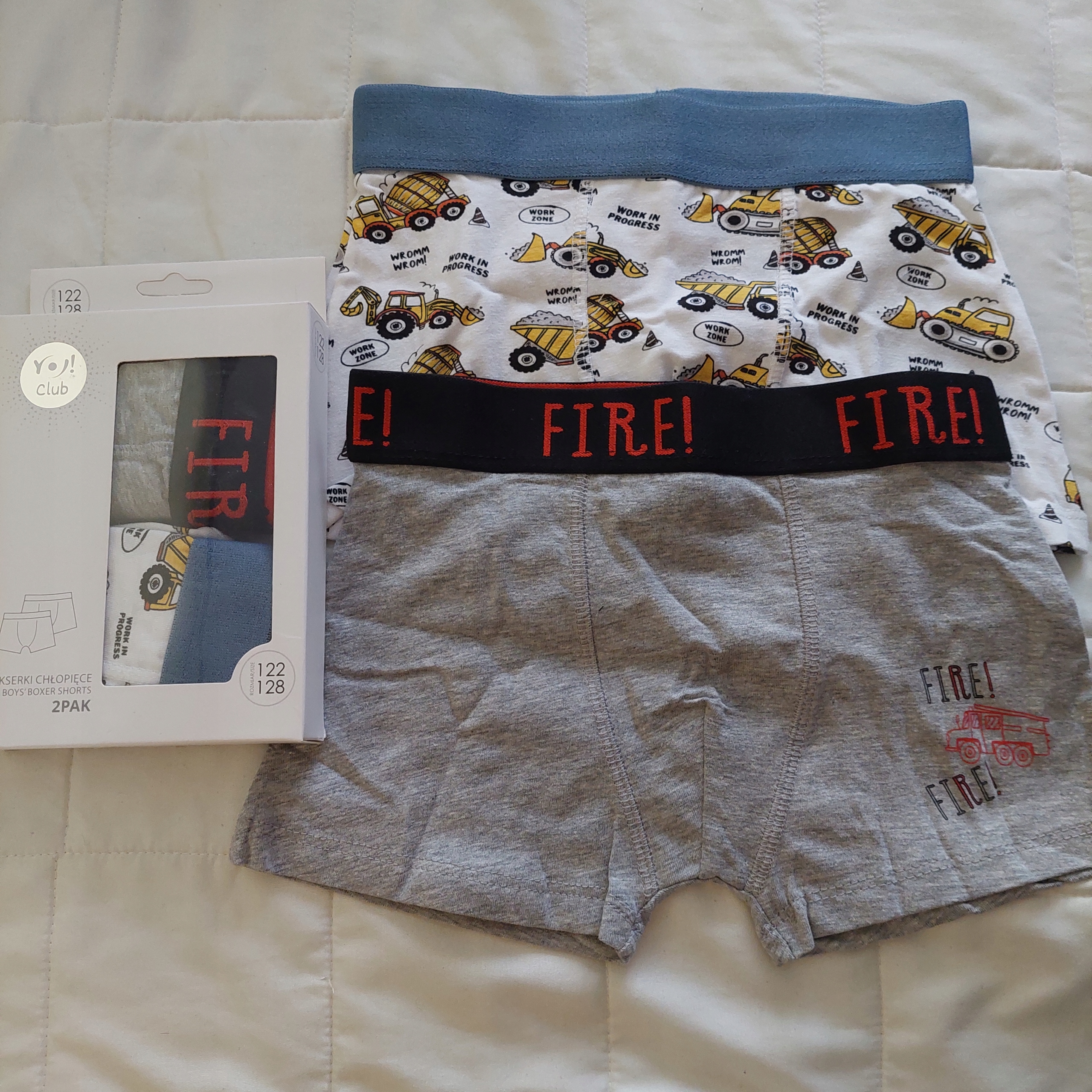 

2pak bokserki majtki YoClub 122/128