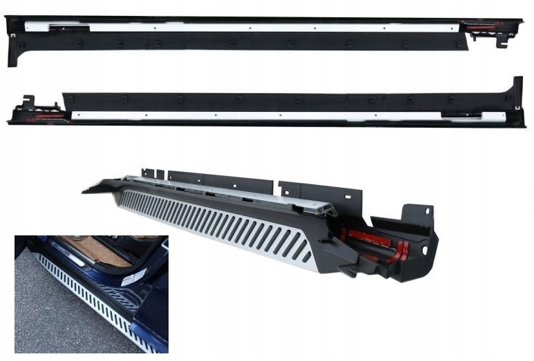 D1277032 - Пороговые ступени BMW X3 G01 / X4 G02 2018-новый комплект