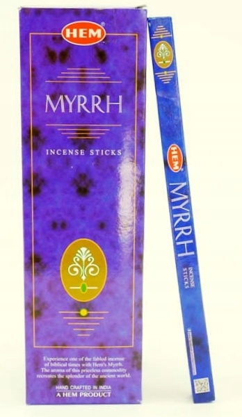 

Kadzidełka Hem Myrrh 8sztuk