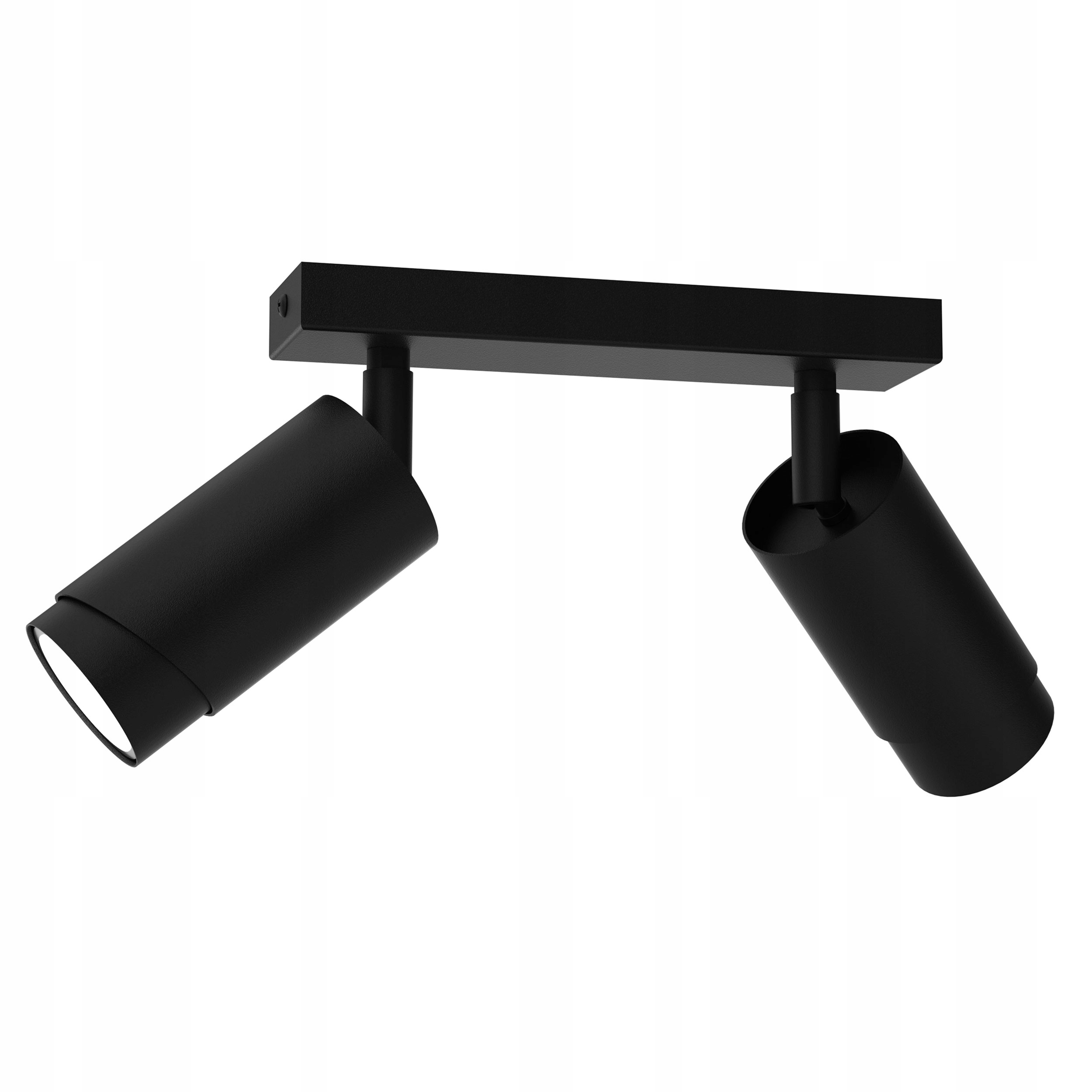 Stropní Svítidlo Lišta Stropní Svítidlo Tuby Kov GU10 Loft Černá Spot