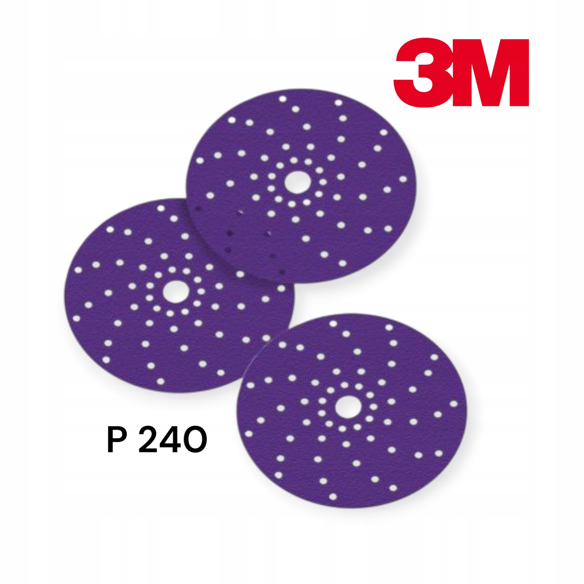 3m 51424 Brúsny disk Cubitron ll Hookit 737U P240 150mm suchý zips 50kusov