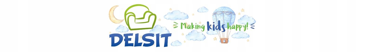 DELSIT- sofa rozkładana dla dziecka Szerokość produktu 42 cm