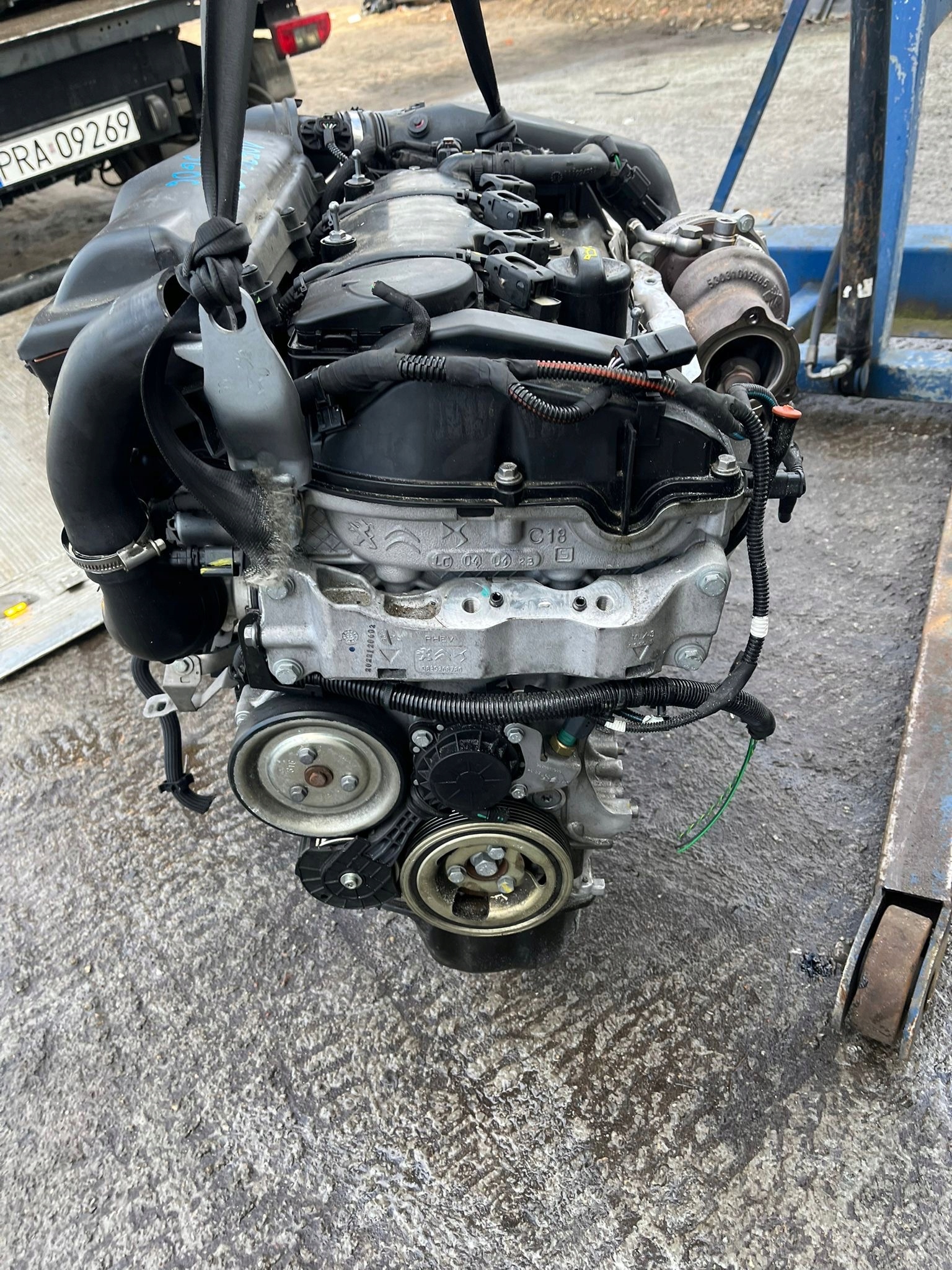 engine complete PEUGEOT CITROEN 1,6 10FJCC PSA 5G06