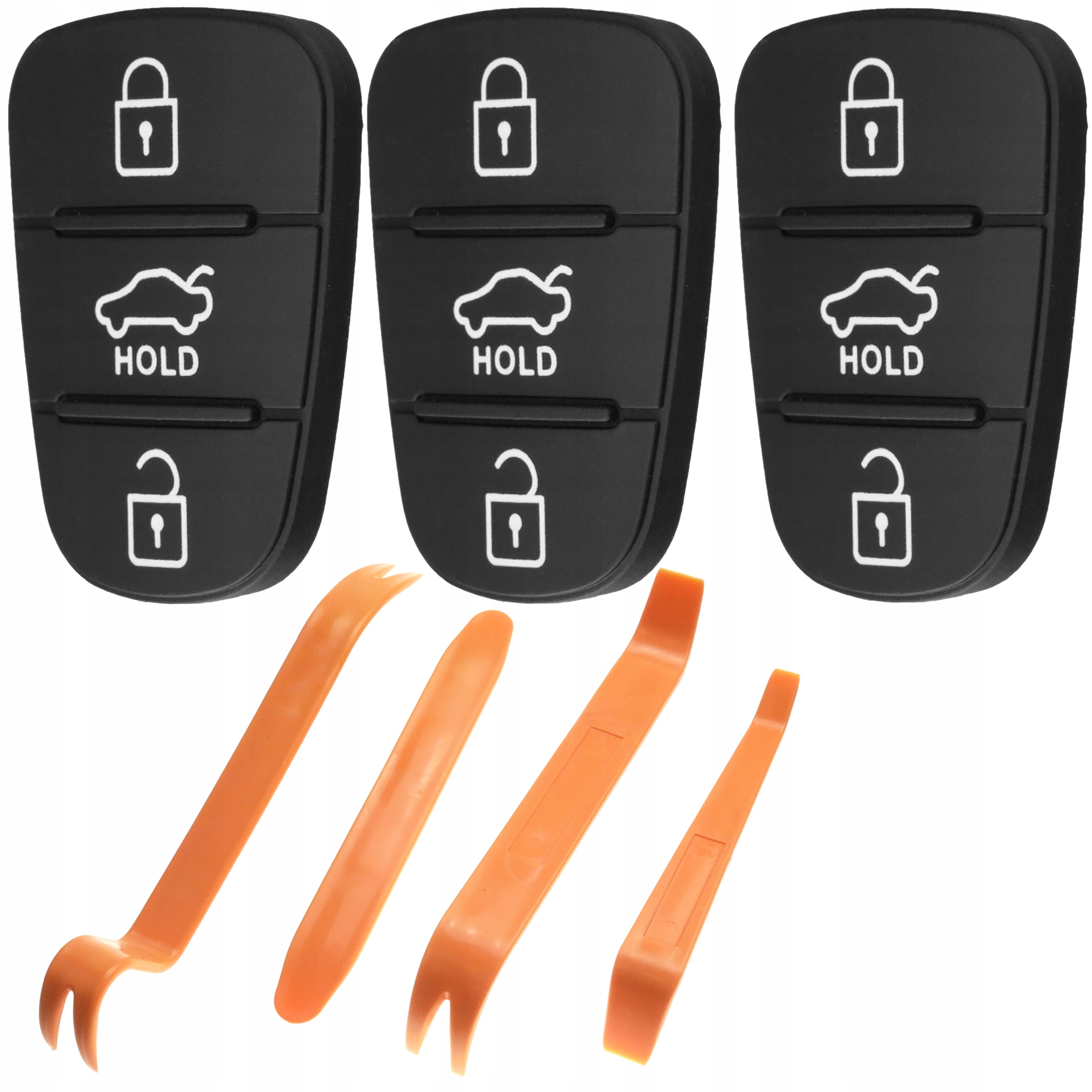 

3 x Gumka przyciski kluczyka Hyundai Kia Narzędzia