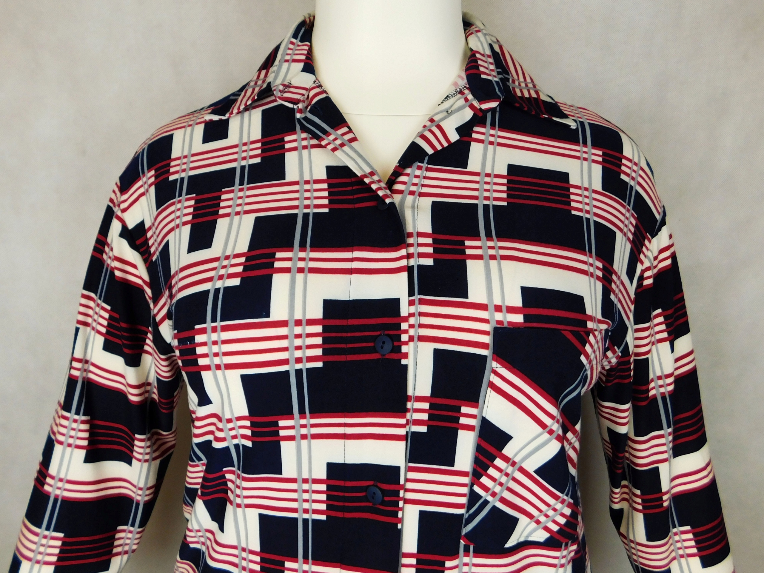 Tunika koszulowa krata 4XL - 58 / 60 Marka inna