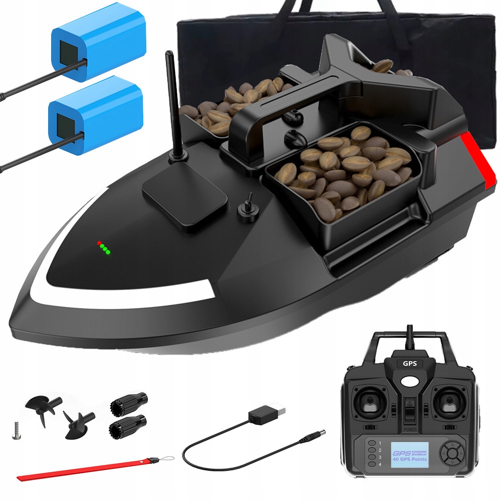 Návnadová Loď V020 3 Gps Podavače Samovratné