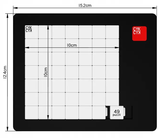 UKŁADANKA LOGICZNA PUZZLE 49 elem NOWOŚĆ PIESEK Minimalna liczba graczy 1