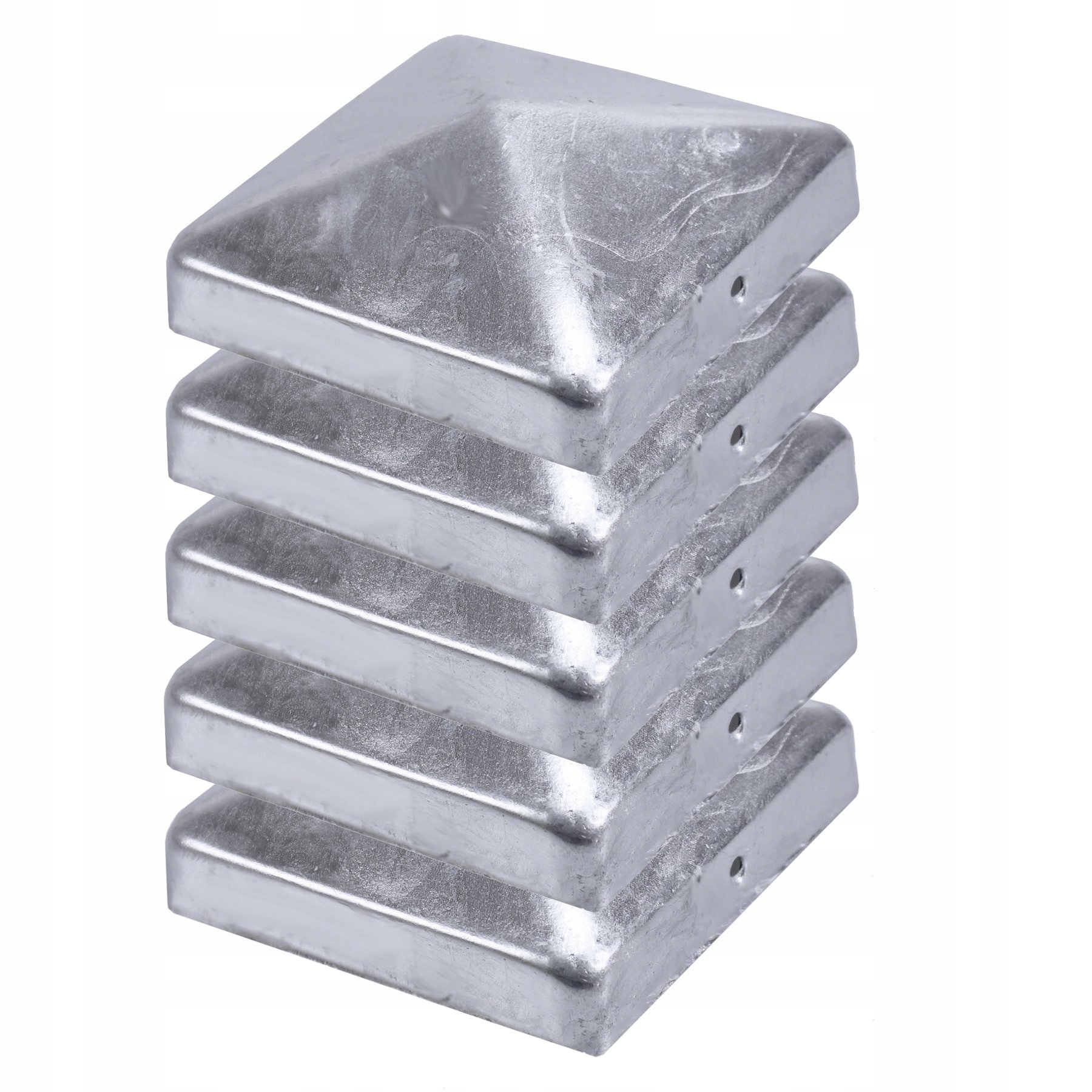 Krytky na sloupky 91 x 91 mm, pozinkované, ochrana a dekorace