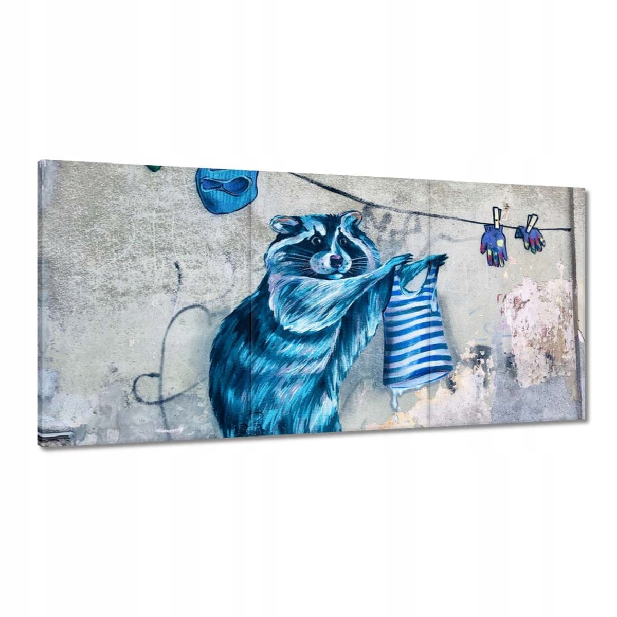 Obrazy 180x90 Prístrešok na prácu Graffiti Pruhy