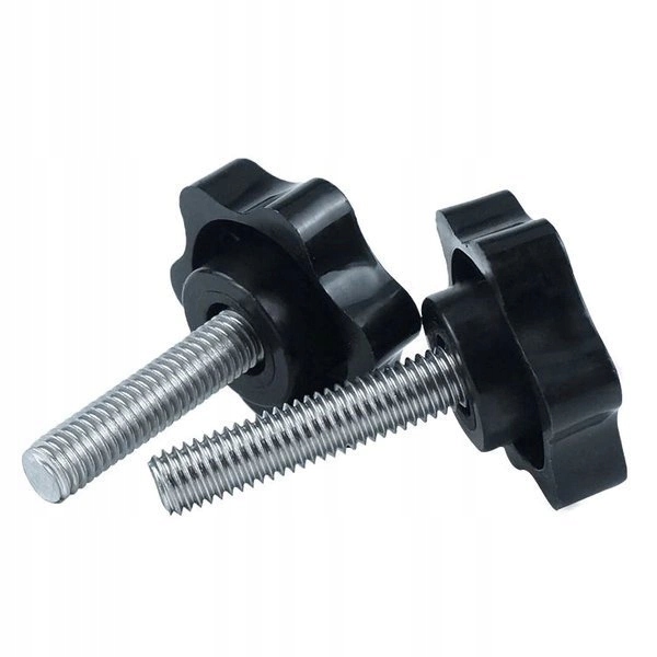 Pokrętło Gwiazdowe M8x40mm Gałka Regulująca Śruba z Łbem Bakelitowym