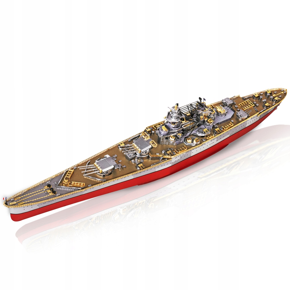 

Piececool Puzzle Metalowe Model 3D Okręt Richelieu